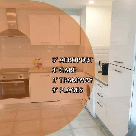 Appartements Renove 2023 Proche Aeroport 5Min, Gare Sncf 2 Min, Tramway Au Pied De L'Immeuble , Parking Possible, Renovated Apartments 2023 Near The Airport 5 Min, Train Station 2 Min, Tram Next To The Building 1 Min, Parking Possible Ніцца Екстер'єр фото