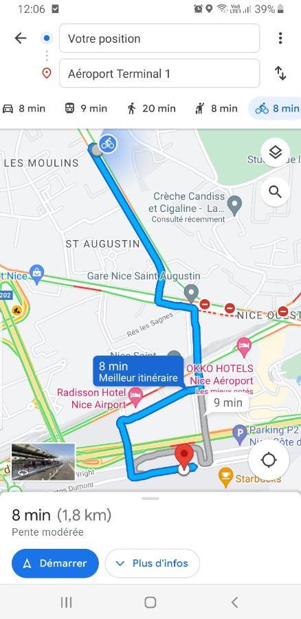 Appartements Renove 2023 Proche Aeroport 5Min, Gare Sncf 2 Min, Tramway Au Pied De L'Immeuble , Parking Possible, Renovated Apartments 2023 Near The Airport 5 Min, Train Station 2 Min, Tram Next To The Building 1 Min, Parking Possible Ніцца Екстер'єр фото