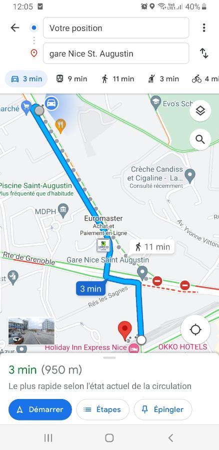 Appartements Renove 2023 Proche Aeroport 5Min, Gare Sncf 2 Min, Tramway Au Pied De L'Immeuble , Parking Possible, Renovated Apartments 2023 Near The Airport 5 Min, Train Station 2 Min, Tram Next To The Building 1 Min, Parking Possible Ніцца Екстер'єр фото